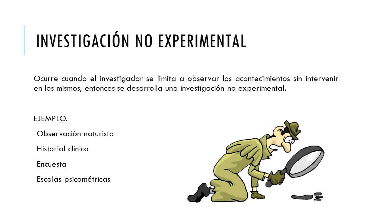 Tipos de investigación